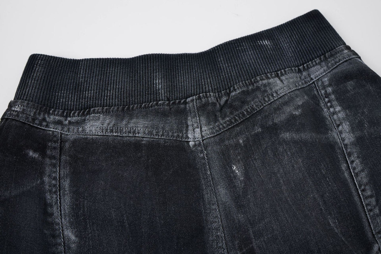 Damage Baggy Half Denim Jeans WN25584