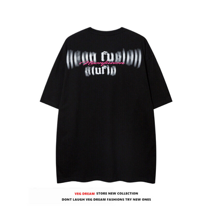 Oversize Print T-shirt WN5541