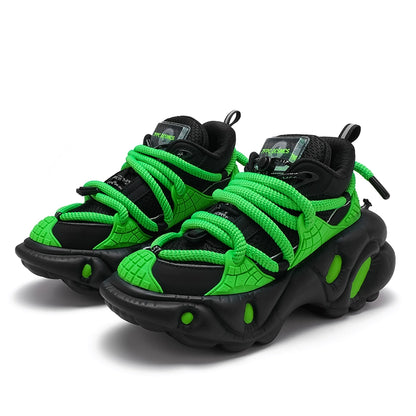 Mecha Chunky Sole Mesh Design Shoes WN19194