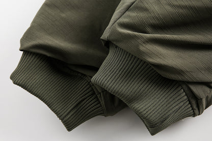 Detachable Fur Collar Flight Jacket WN12705