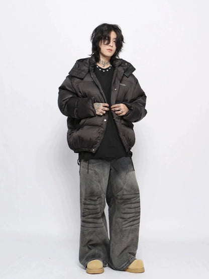 Thick Hooded Oversize Puffer Jacket WN10948