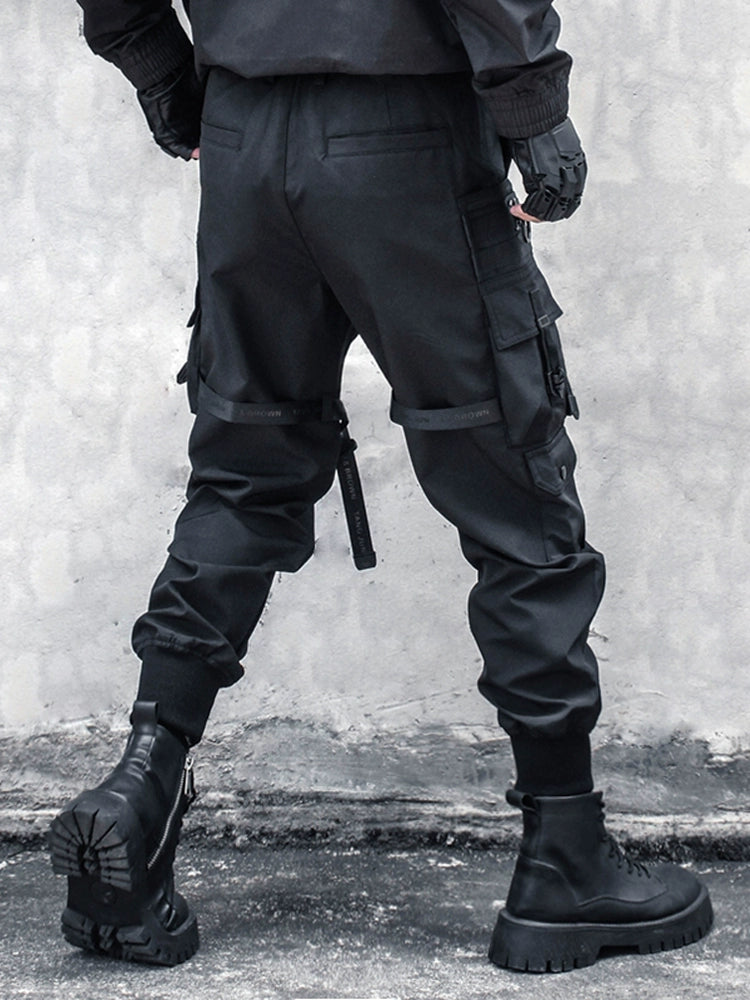 Tactical Multi-Pocket Cuffed Cargo Pants WN22468