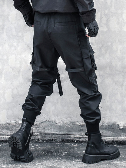Tactical Multi-Pocket Cuffed Cargo Pants WN22468