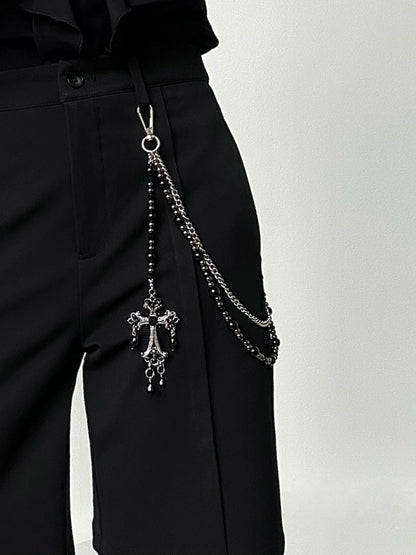 Cross Pendant Design Waist Chain Accessory WN19645