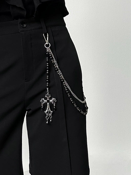 Cross Pendant Design Waist Chain Accessory WN19645
