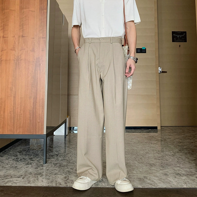 Plaid Tailored Jacket & Plaid Trousers Setup WN20410