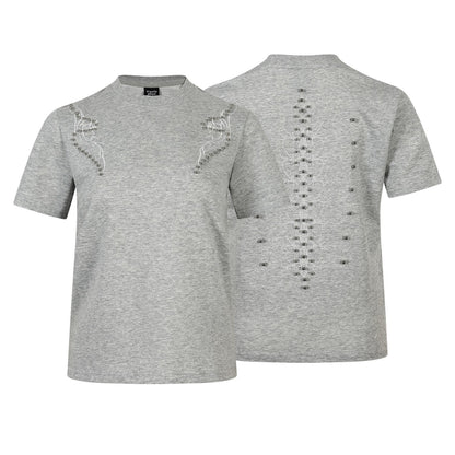 Rivet Design Short Sleeve T-Shirt WN25642