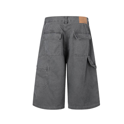 Washed Cargo Half Pants WN25488
