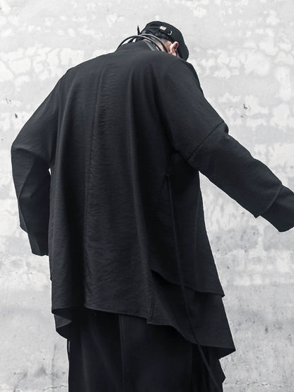 Avant-Garde Fake Layered Oversize Coat WN22422