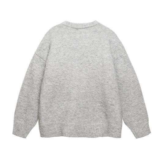 Christmas Dog Embroidery Knit Sweater WN26843