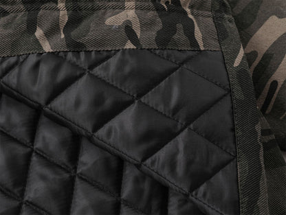 Camouflage Fur Collar Hooded Padded Jacket WN11555