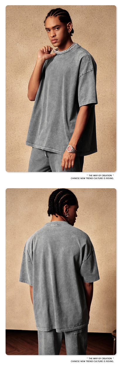 Washed Heavyweight Short Sleeve T-Shirt WN6334