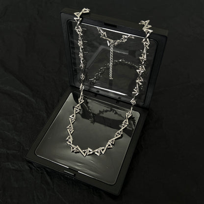 Titanium Steel Necklace & Bracelet WN19221