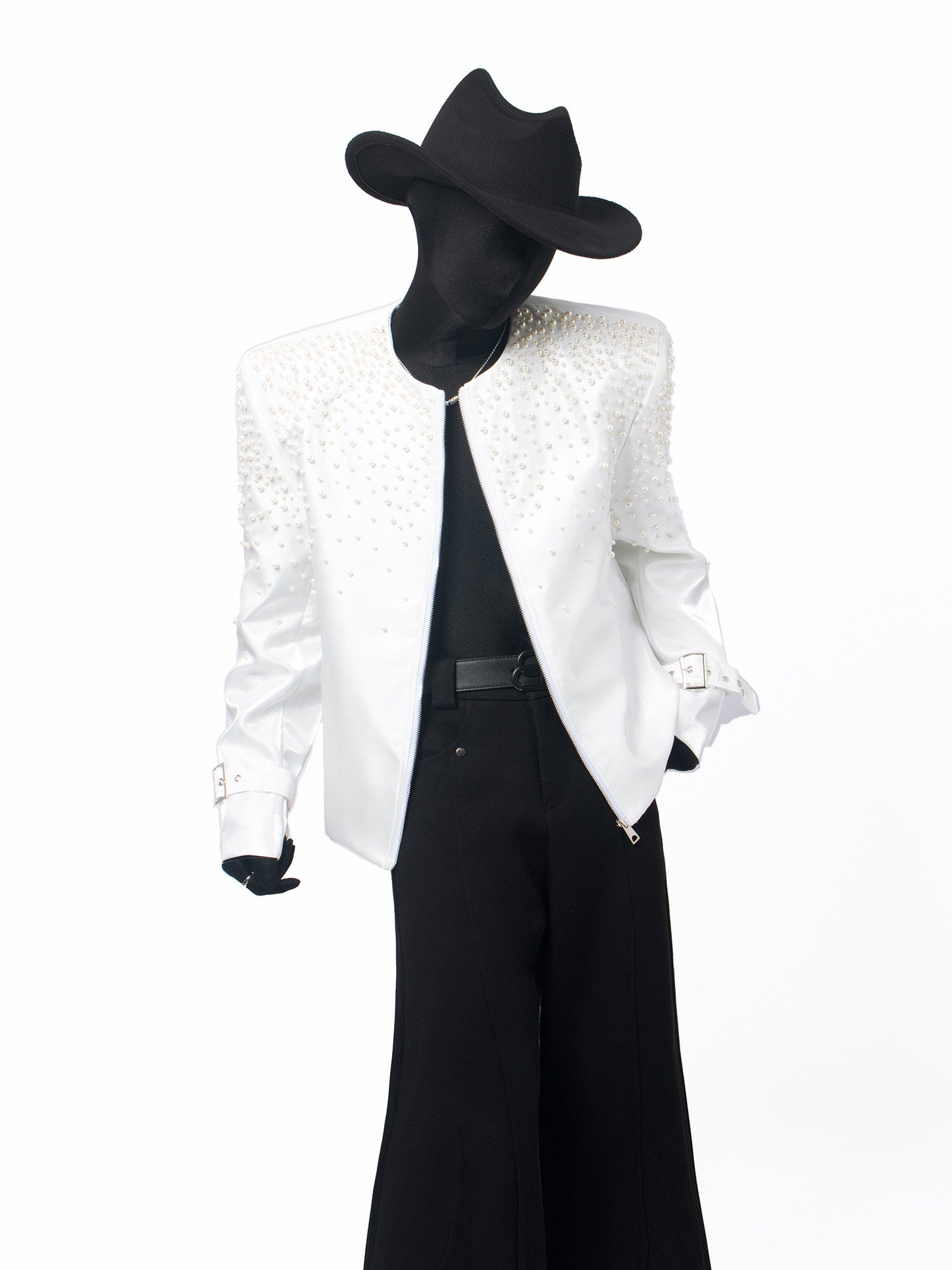 Beads Decor Short Jacket WN23683