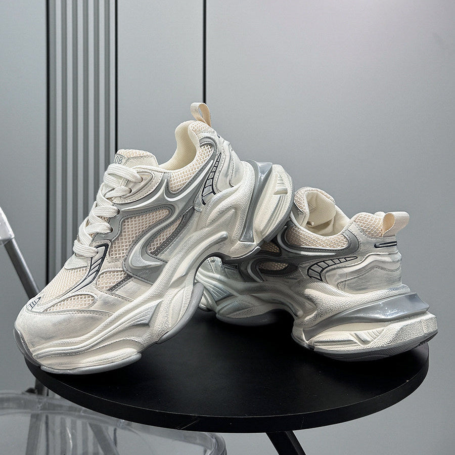 Thick-Soled Height-Increasing Dad Sneakers　WN24733
