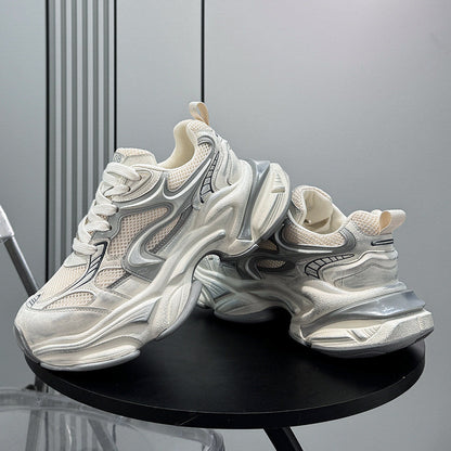 Thick-Soled Height-Increasing Dad Sneakers　WN24733