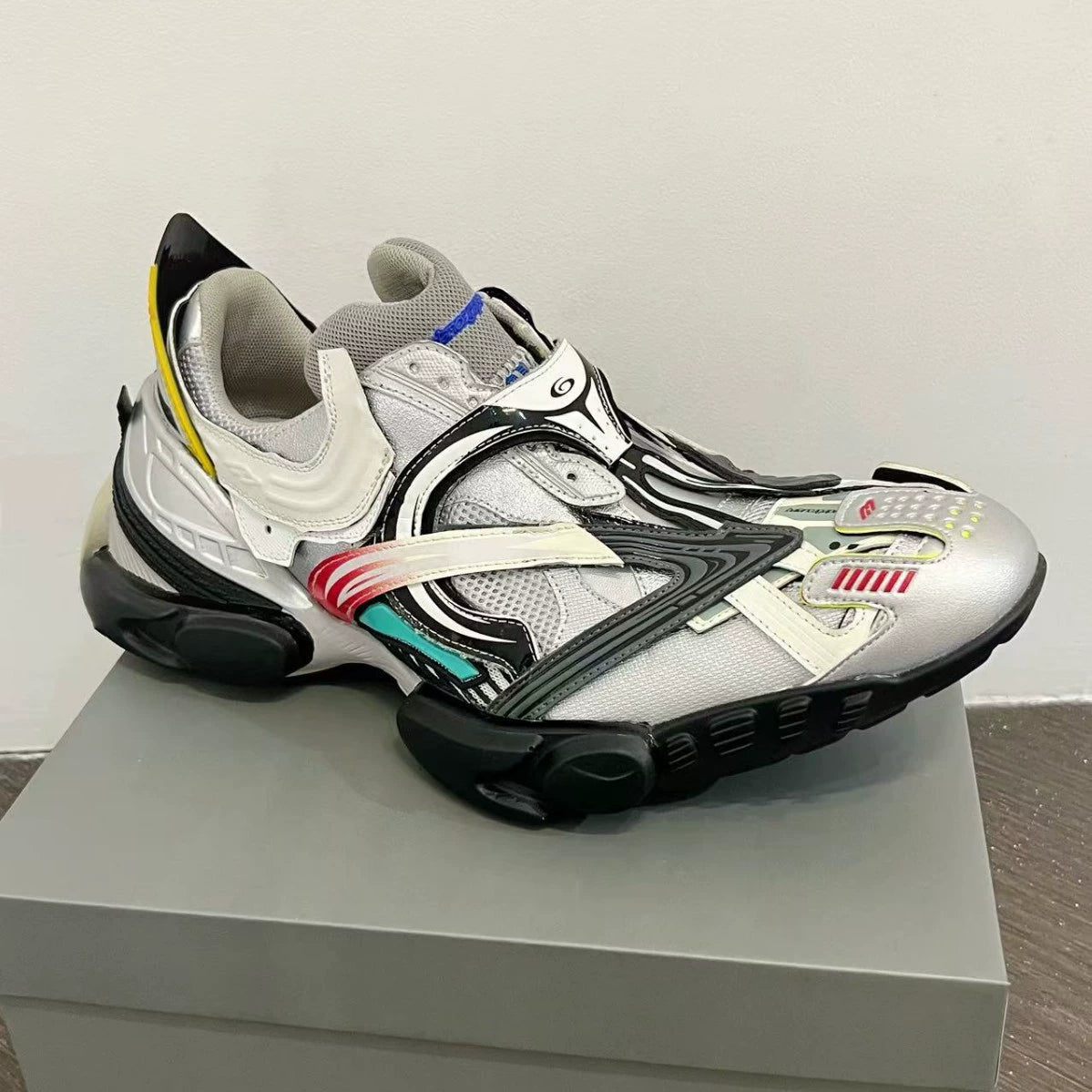 Crocodile Chunky Sole Dad Sneakers WN20767