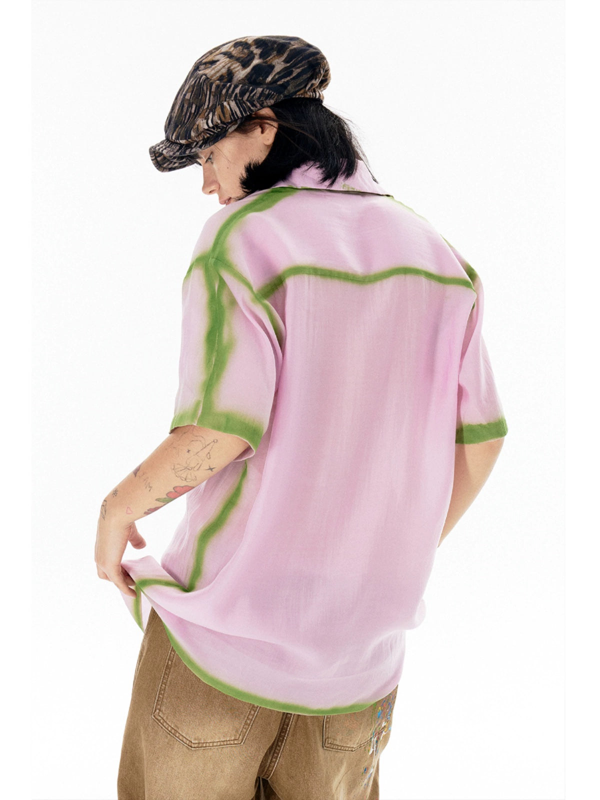 Lightweight Breathable Oversize Short Sleeve Shirt WN18999