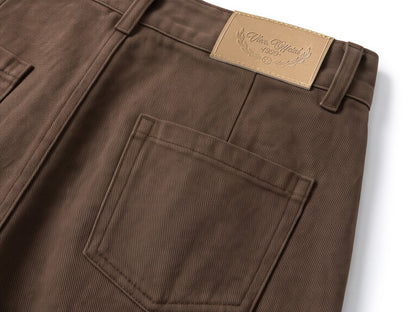 Washed Wide Leg Half Pants WN28051