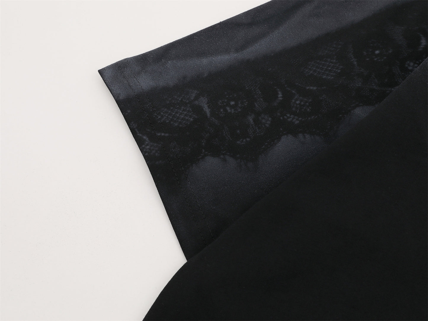 Lace Gradient Short Sleeve T-Shirt WN26762