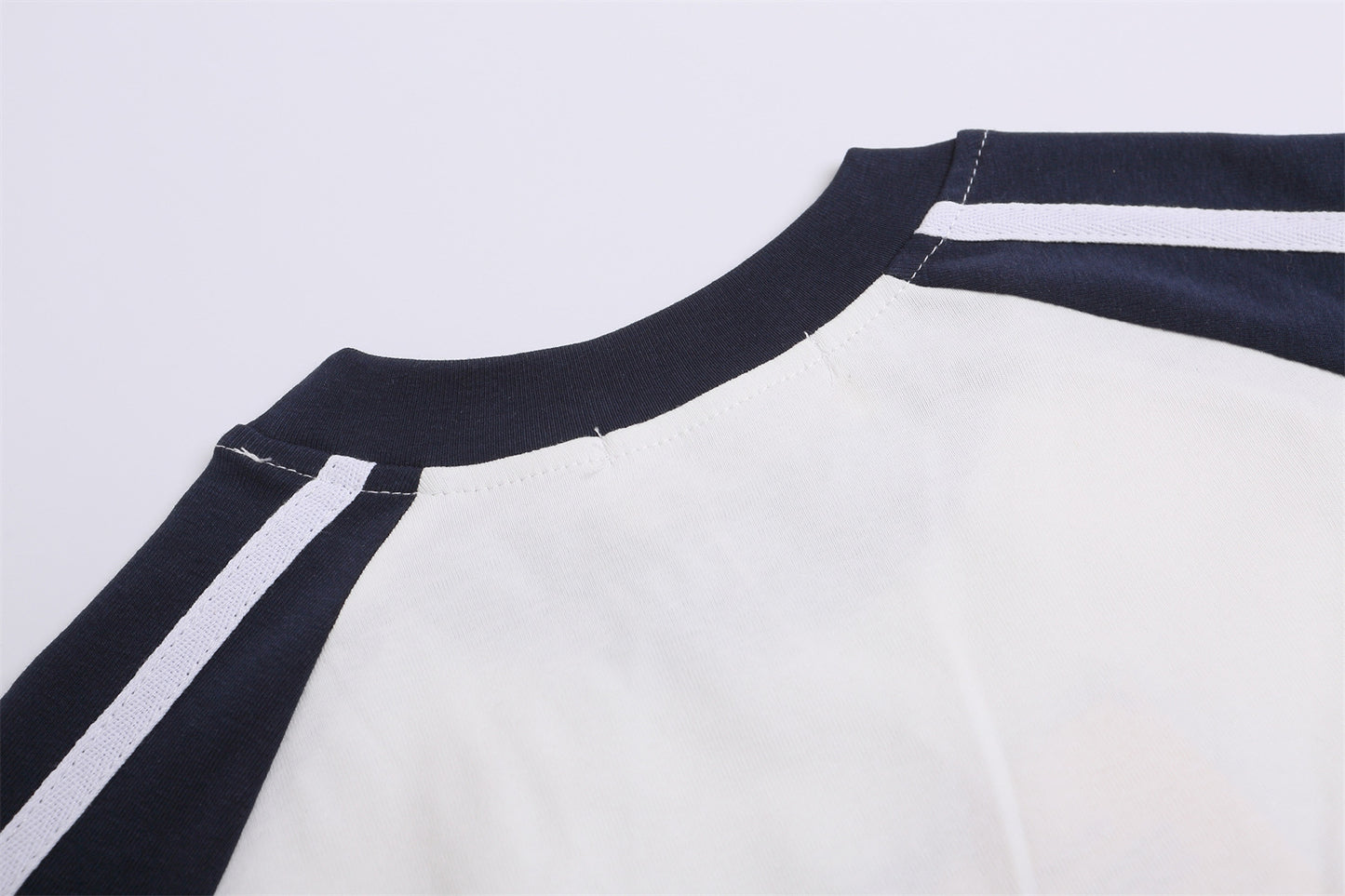 Anime Color Block Raglan Sleeve Short Sleeve T-Shirt WN26865