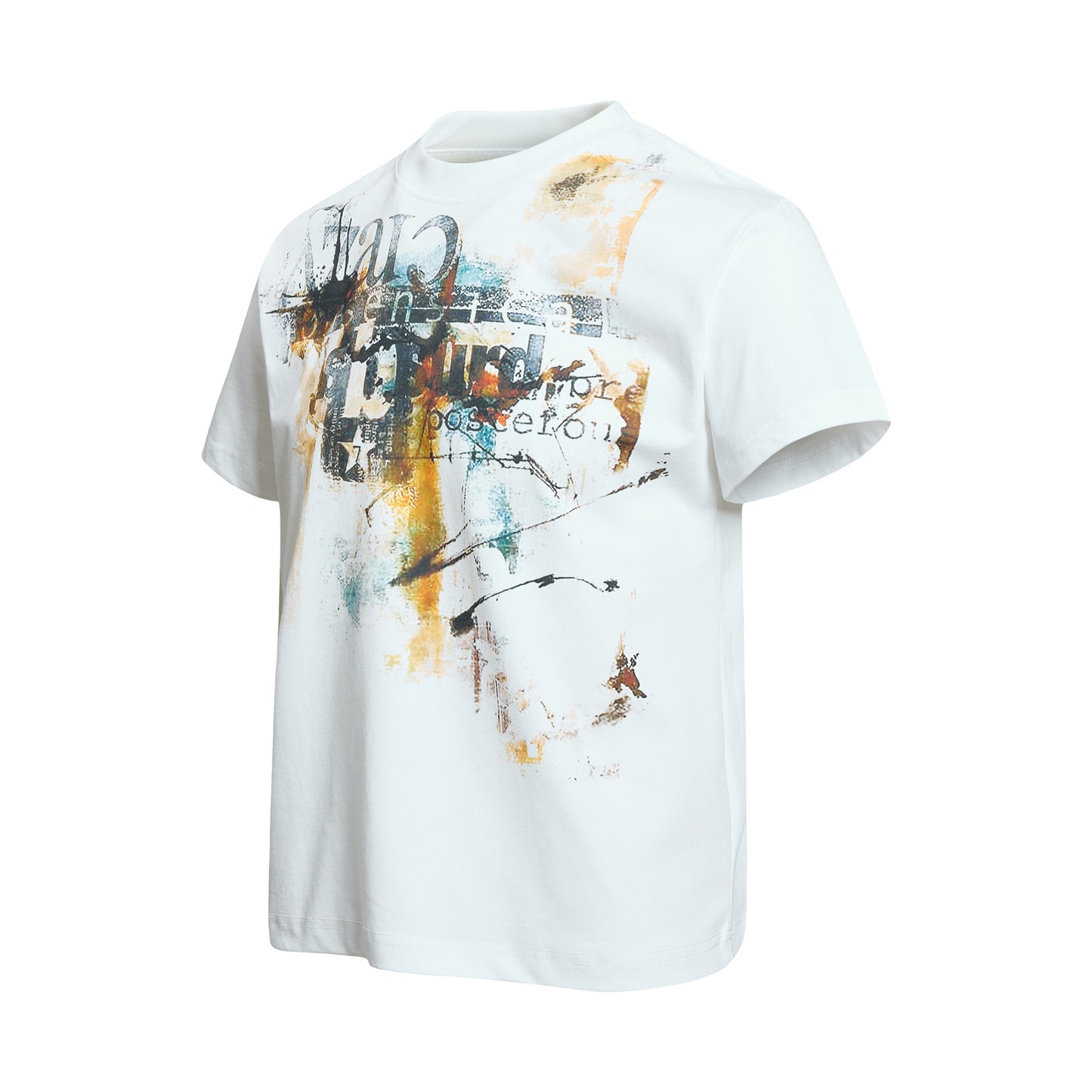 Paint Graphic Art Print Short Sleeve T-Shirt WN25991