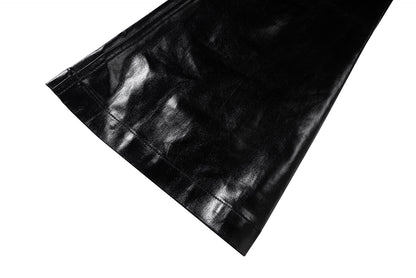 Coated Glossy Flare Denim Jeans WN11356