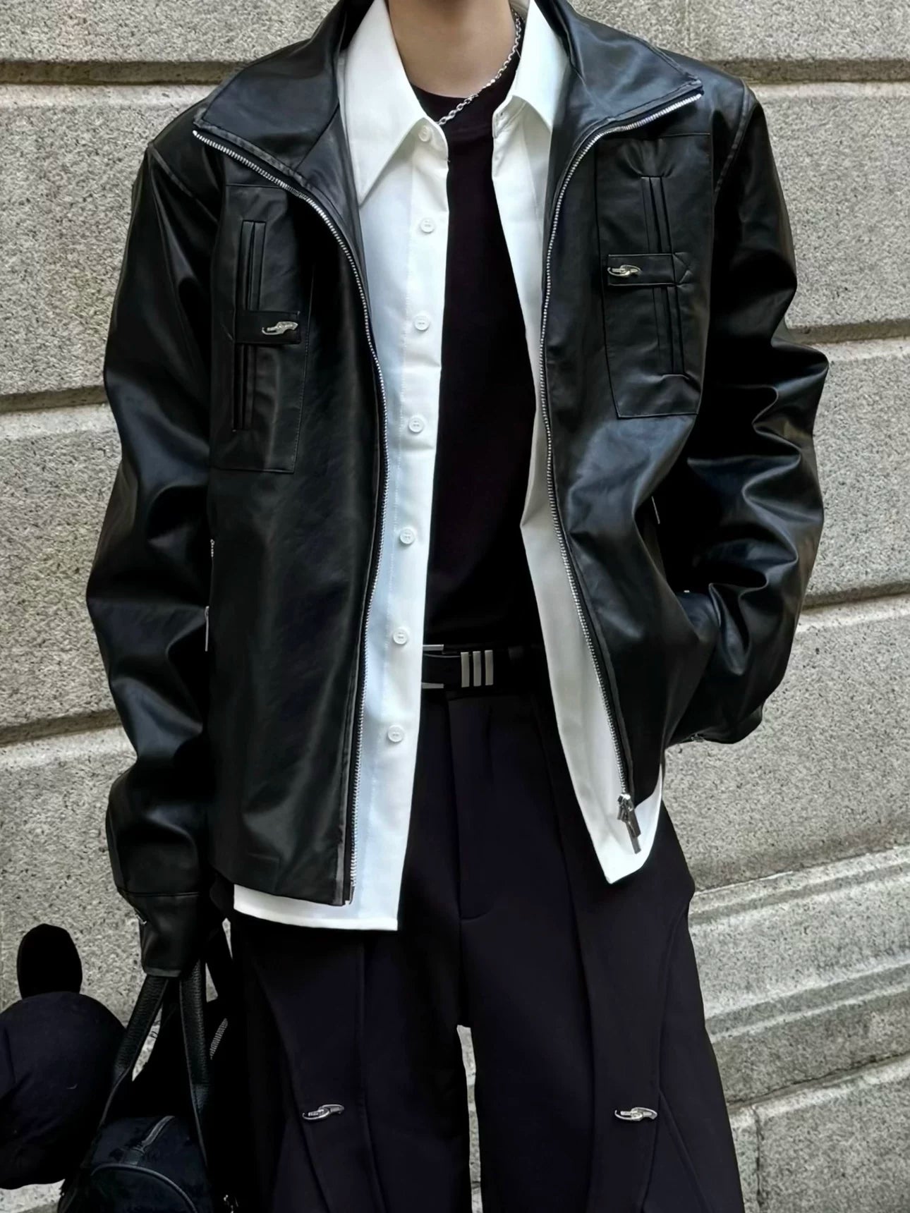 Metal Buckle Versatile PU Leather Belt WN23157