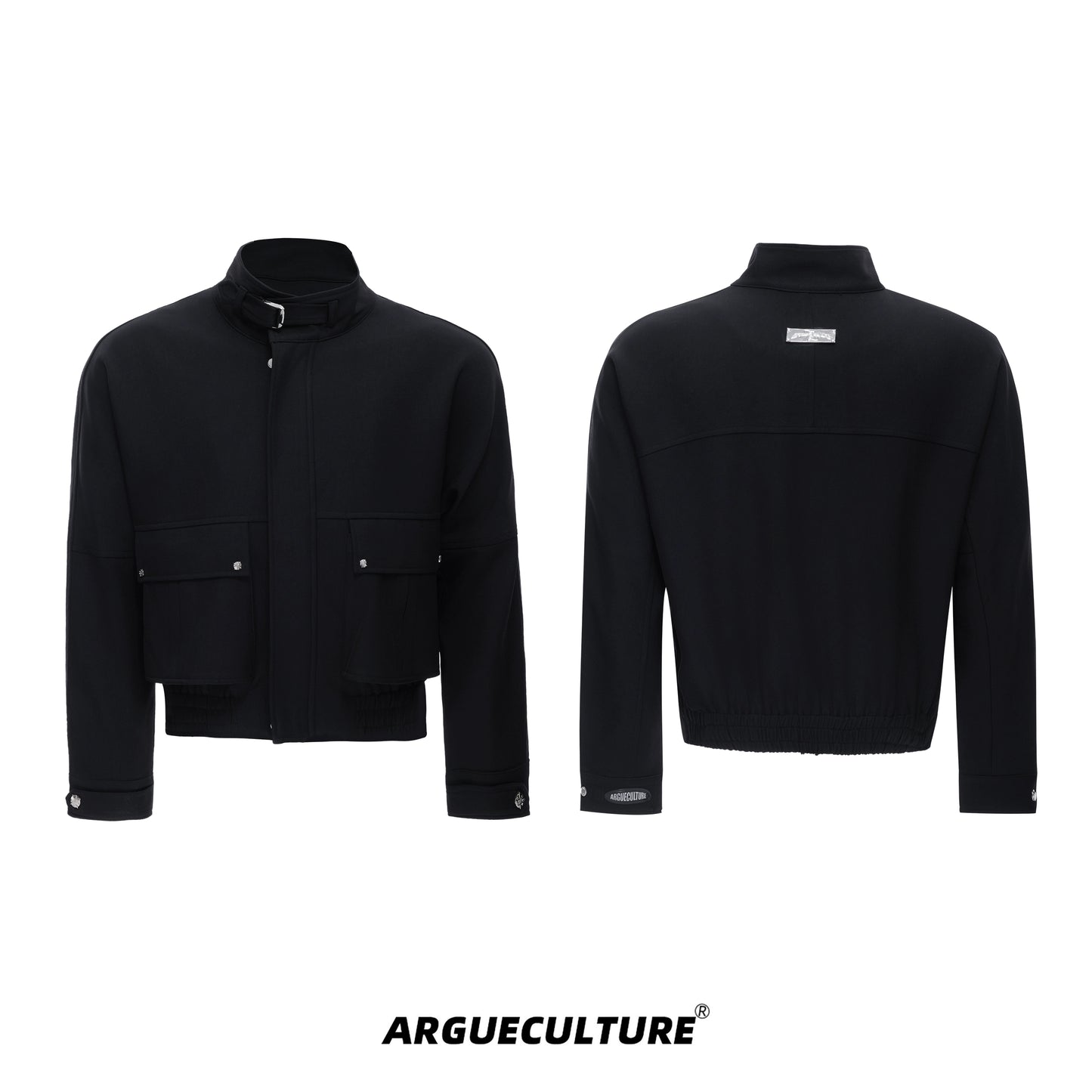 Deconstruction Multi-Pocket Cargo Jacket & Pleats Cargo Pants Setup WN21227