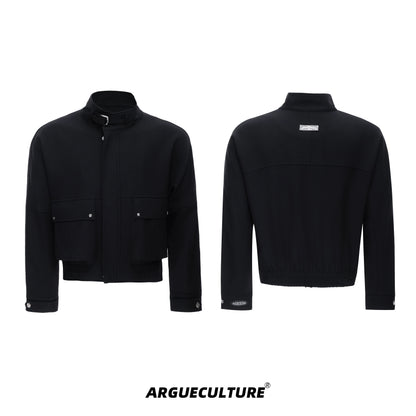 Deconstruction Multi-Pocket Cargo Jacket & Pleats Cargo Pants Setup WN21227