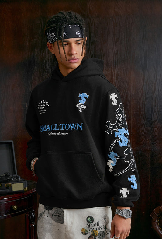 Cross Patch Pullover Hoodie WN12040