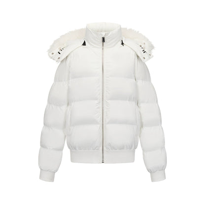 Warm Detachable Fur Collar Puffer Jacket WN21003