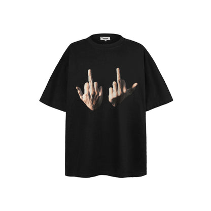 Graphic Print Oversize Short Sleeve T-Shirt WN25954