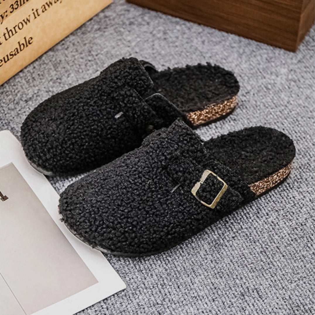 Thick Sole Cold-Protection Slip-On Shoes WN23384