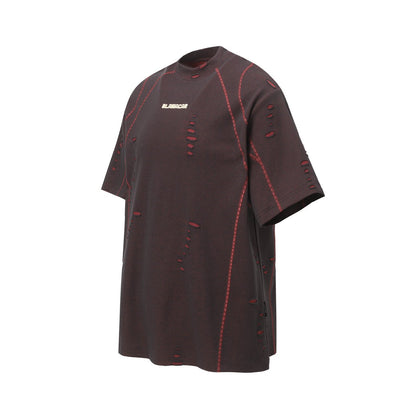 Oversize Damage Short Sleeve T-Shirt WN24429