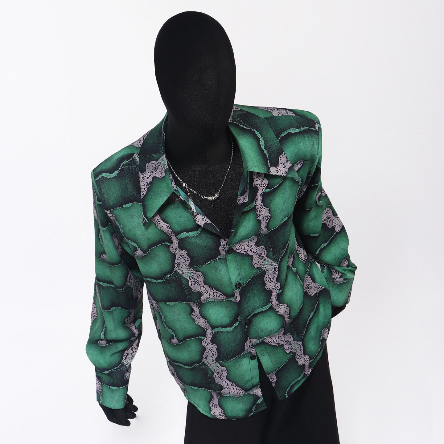 Drape Oversize Long Sleeve Shirt WN23651