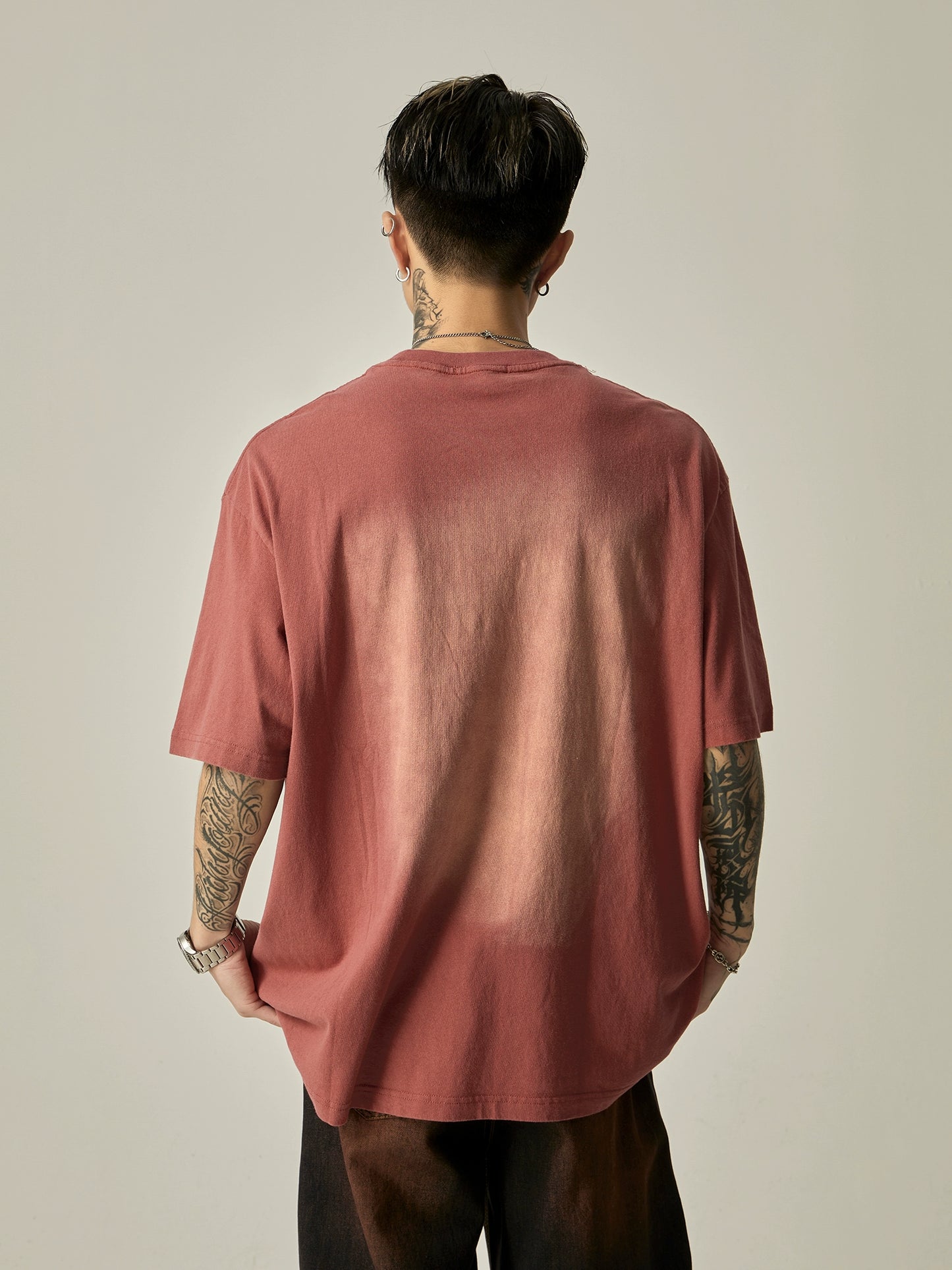 Washed Oversize Short Sleeve T-Shirt WN6251