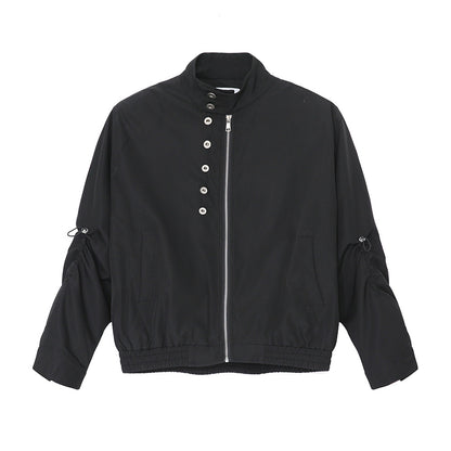 Button Standing-Collar Jacket WN25014