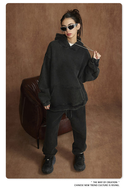 Oversize Washed Hoodie WN6460