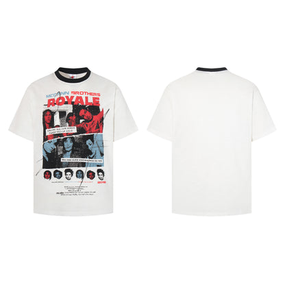 Rock Graphic Print Short Sleeve T-Shirt WN25648