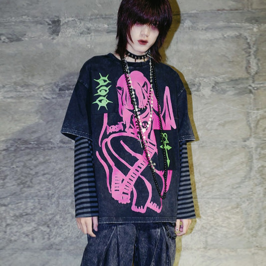 Graphic Print Short Sleeve T-Shirt WN15979