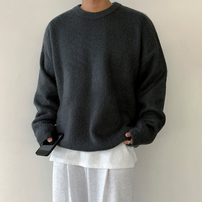 Plush Oversize Knit Sweater WN6657