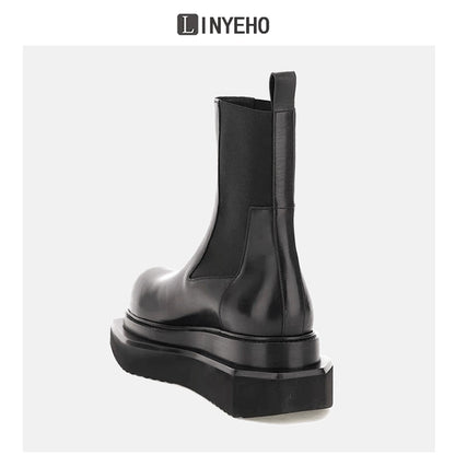 Round-Toe Short Boots WN20606