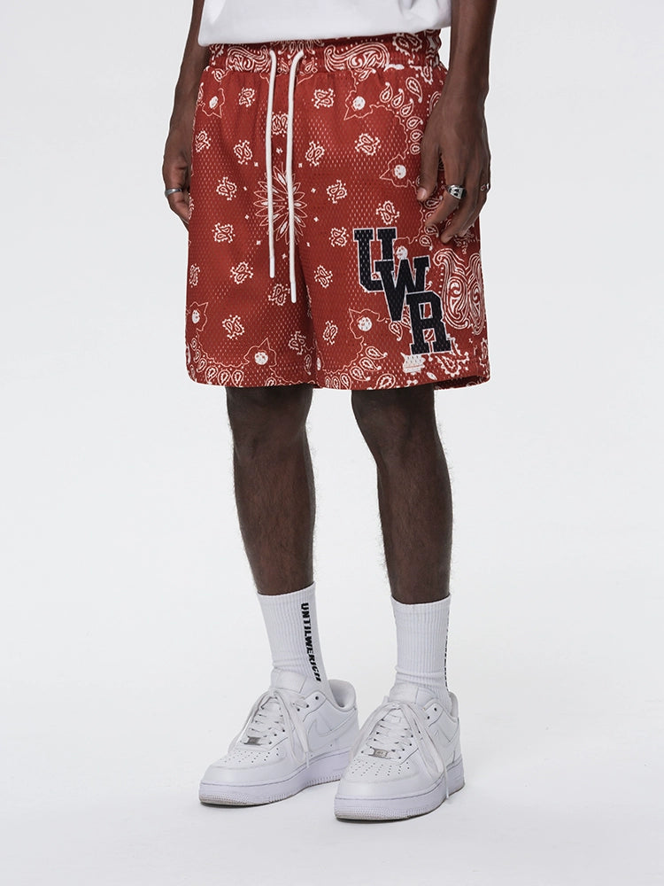 Drawstring Graphic Letter Design Sporty Short Pants WN17777