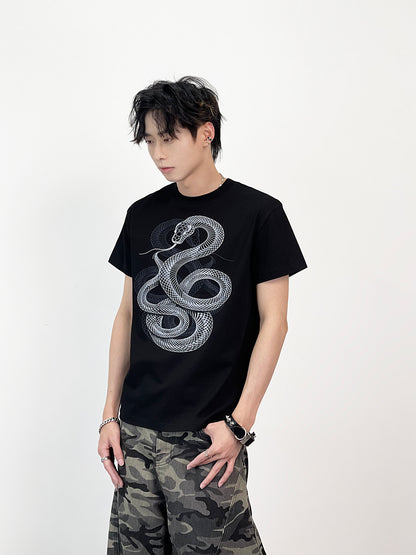 Short Length Structured Shoulder Short Sleeve T-Shirt WN24243