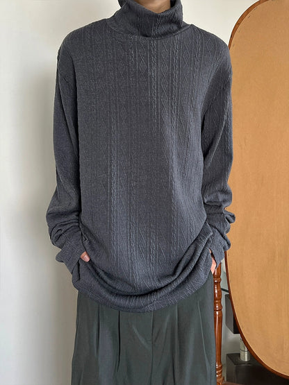 High-Neck Knit Sweater WN19963