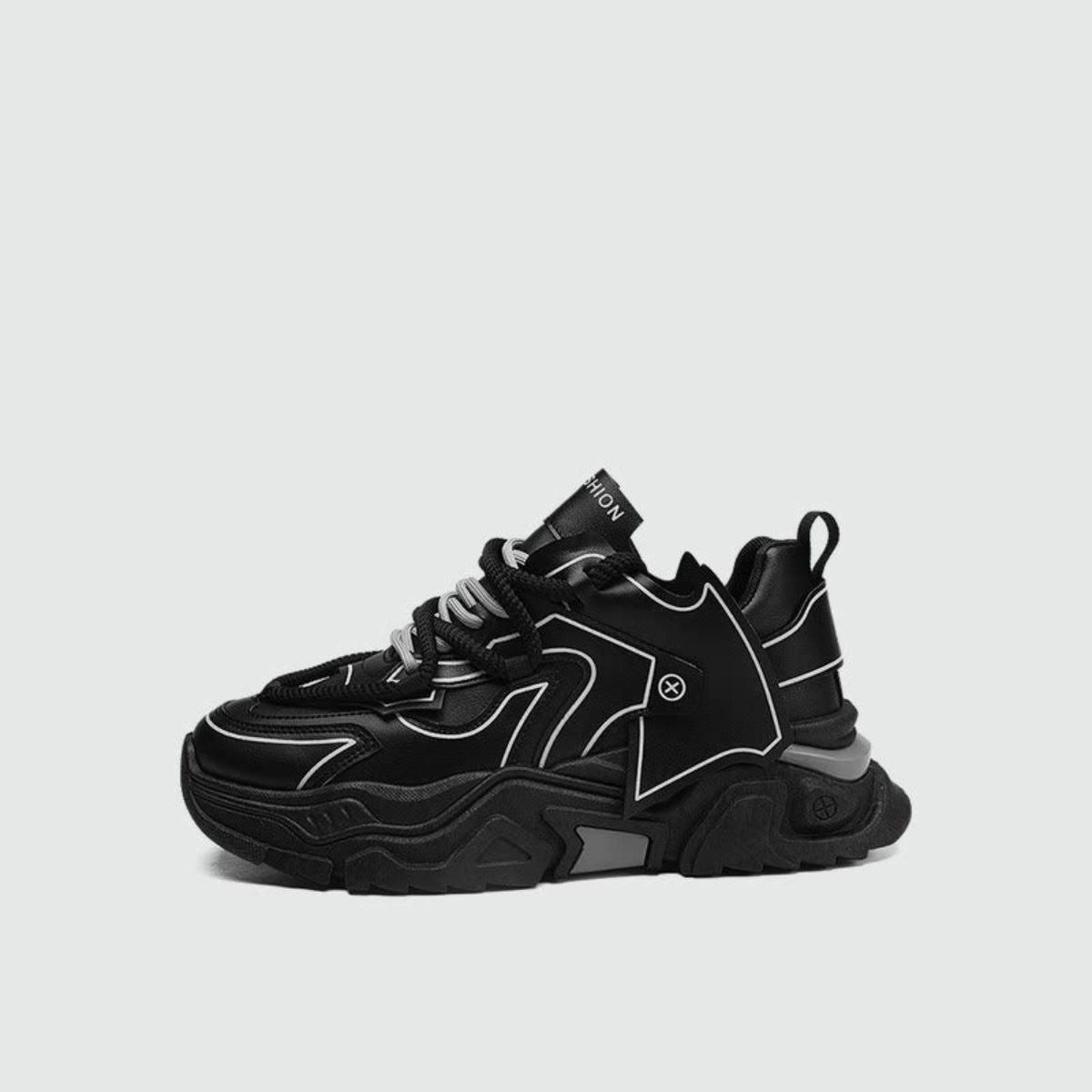 Thick SoleSolid Color Simple Non-Slip Sporty Shoes Low-Top Shoes WN23406
