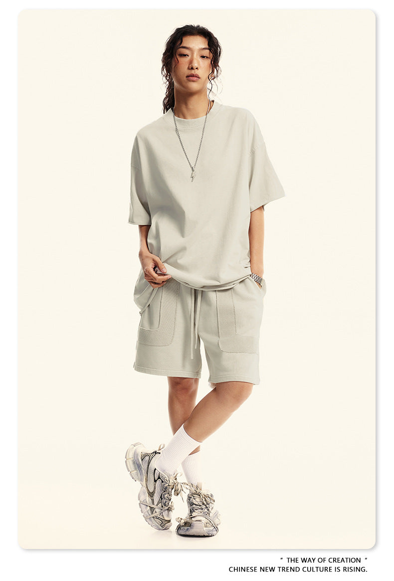 Washed Oversize Short-sleeve T-shirt WN6367