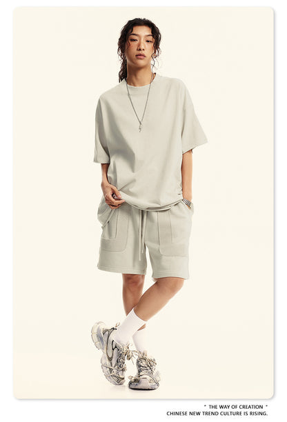 Washed Oversize Short-sleeve T-shirt WN6367