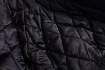 Fake Fur Trim Suede Quilting Jacket WN27914